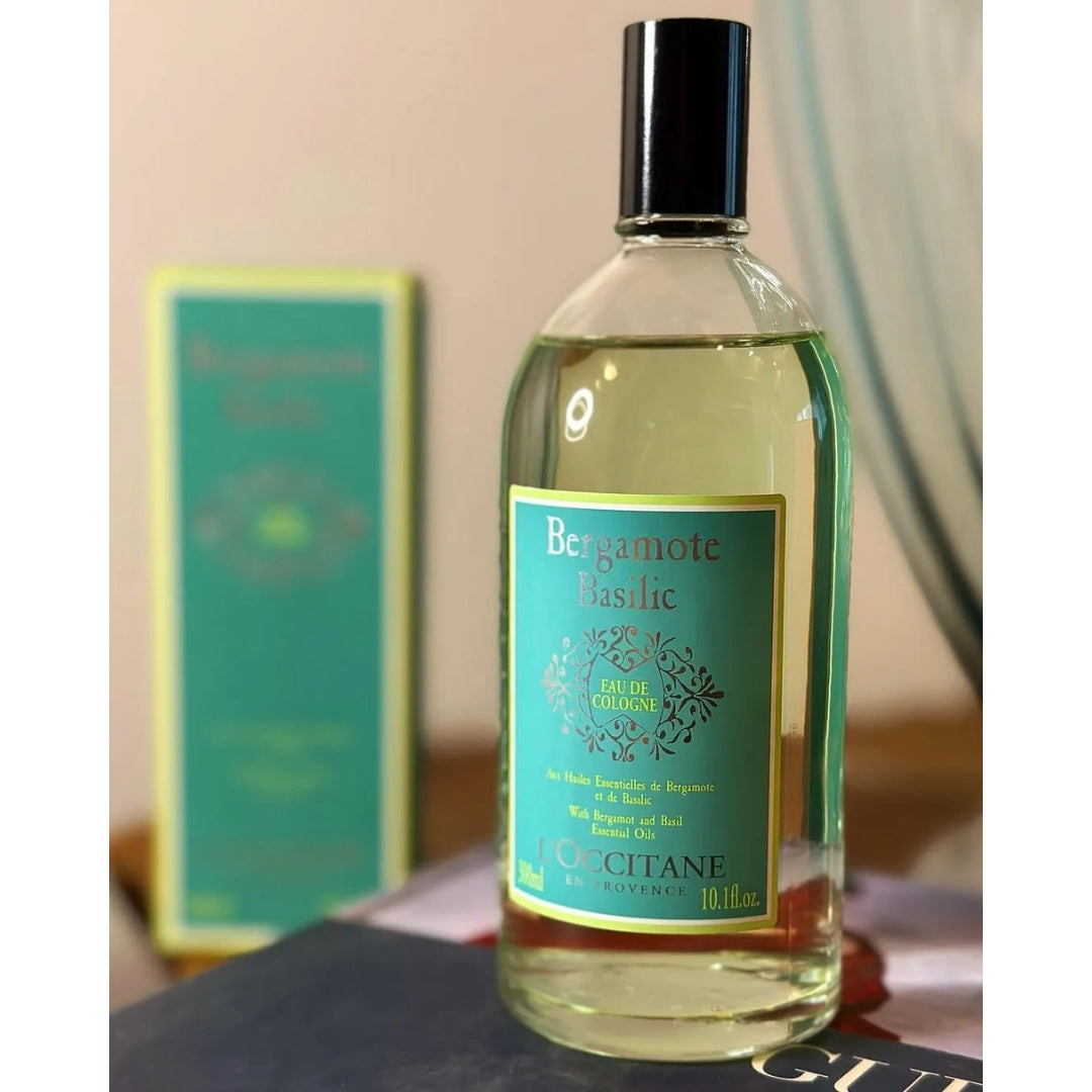 Bergamote Basilic Deo Colonia Spicy Citrus Fragance 300ml L'occitane Perfume