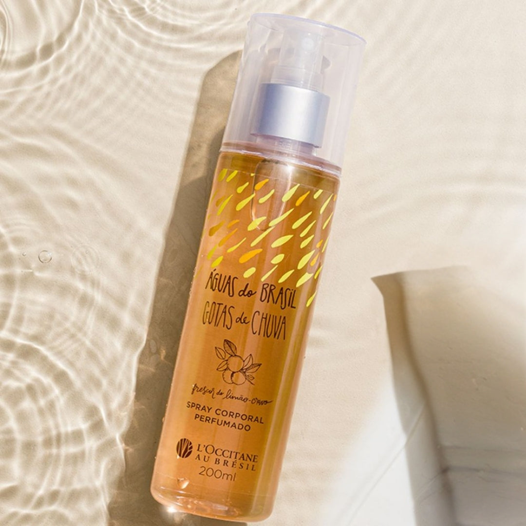 Aguas do Brasil Gotas de Chuva Body Splash Deo Cologne 200ml L'occitane Perfume