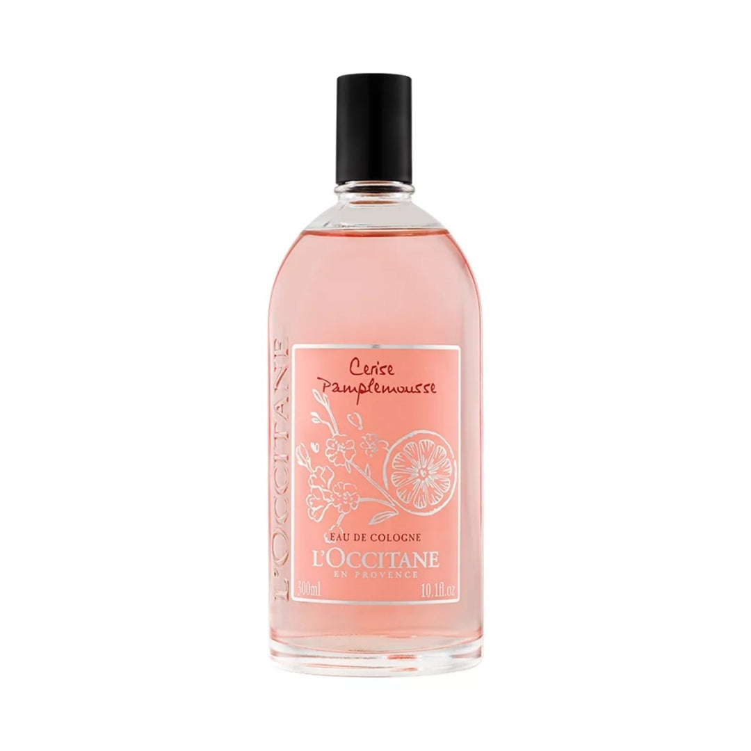 Provence Cherry Grapefruit Woody Floral Citrus Deo Cologne 300ml L'occitane Perfume