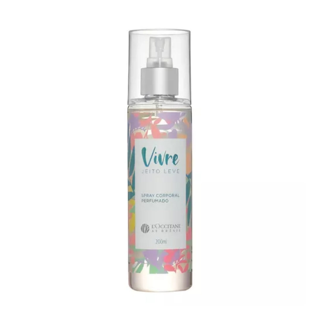 Vivre Jeito Leve Body Splash Body Fragance Deo Cologne 200ml Loccitane