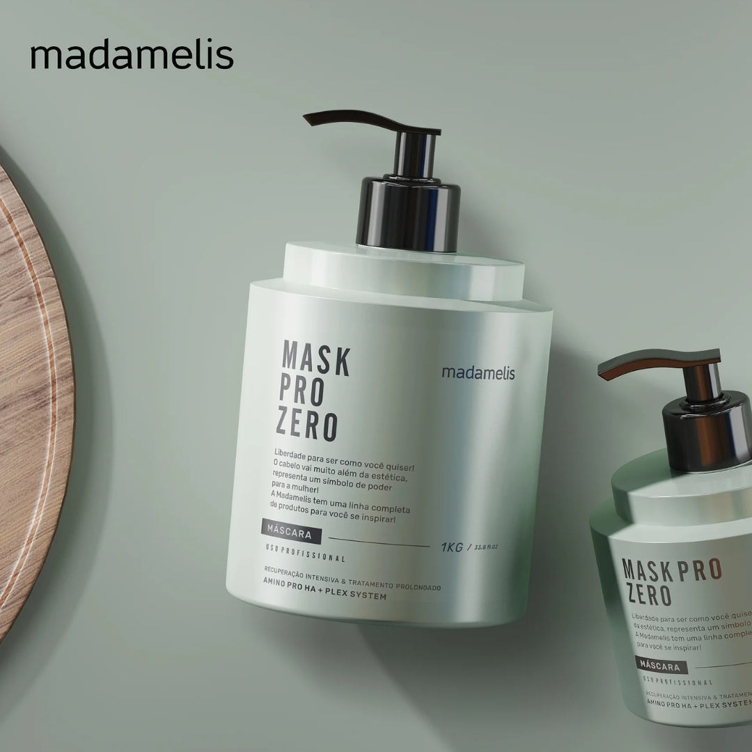 Mask Pro Zero Hair Shine Repair Strenght Volume Reducer 1Kg MadameLis