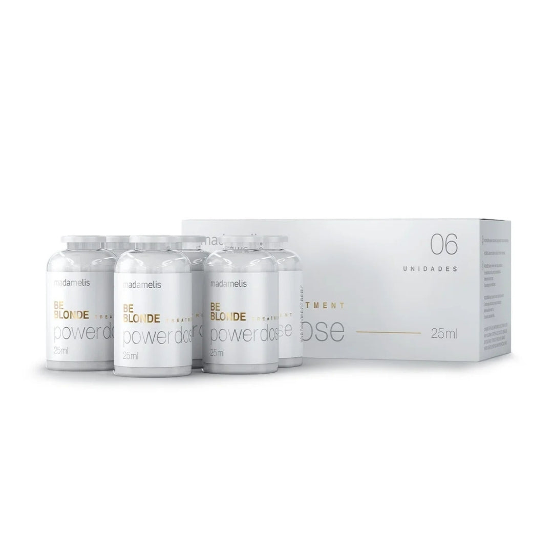 Lot of 6 Be Blond Power Dose Hair Treatment Ampoule 25ml each MadameLis
