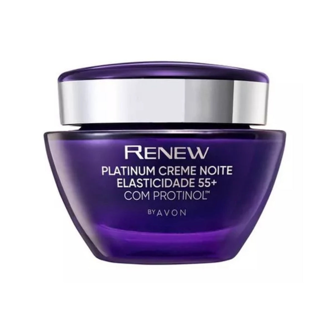 Renew Platinum Night Anti-Aging Cream Facial Skin Care 50ml Avon