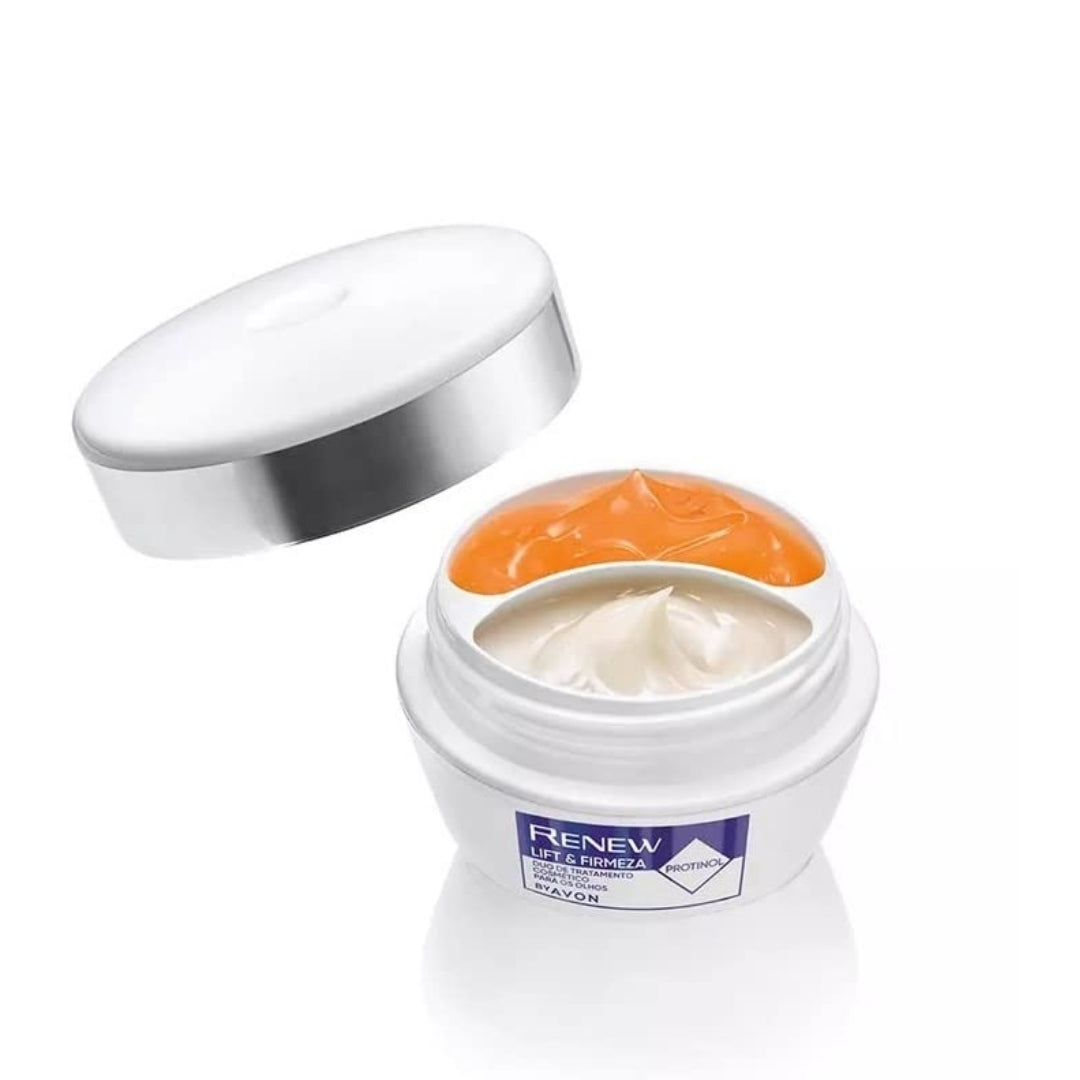 Renew Duo Eye Treatment Gel Cream Day / Night Normal Skin 10g Avon