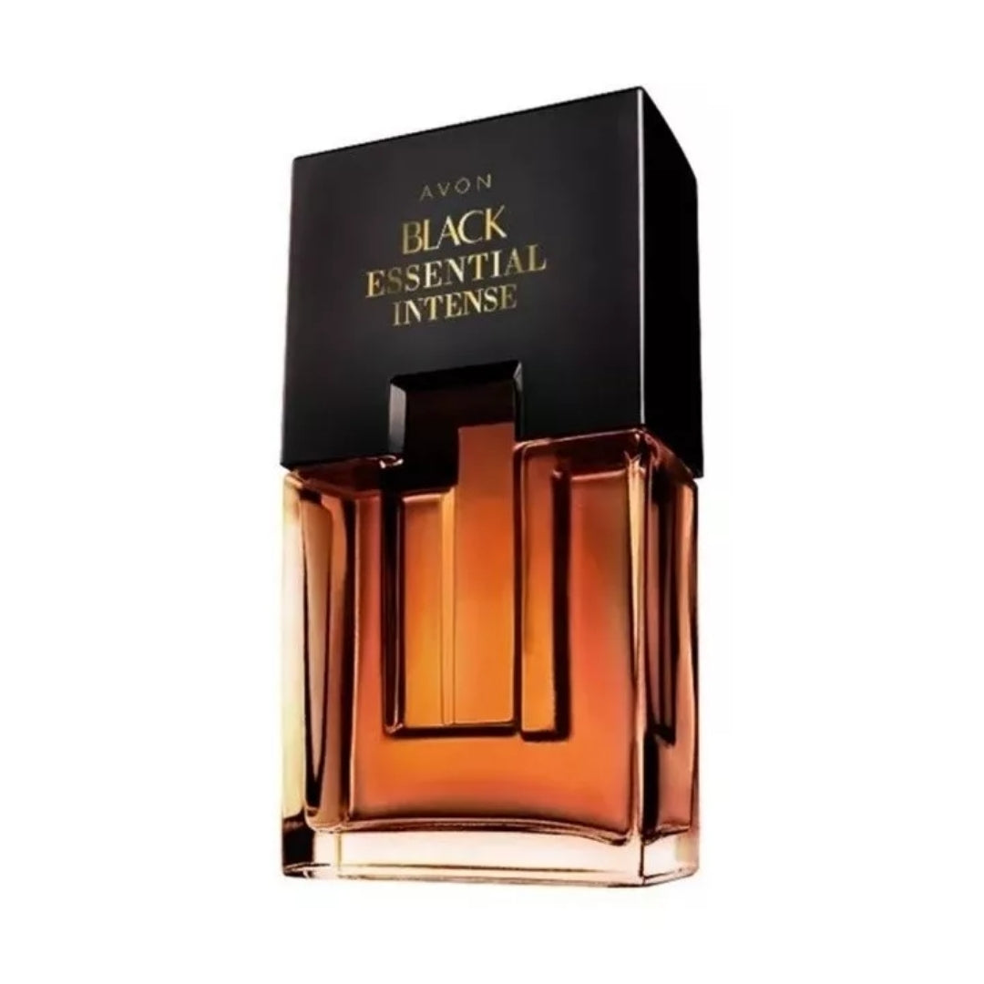Black Essential Intense Perfume Deo Cologne Woody Fragance 100ml Avon
