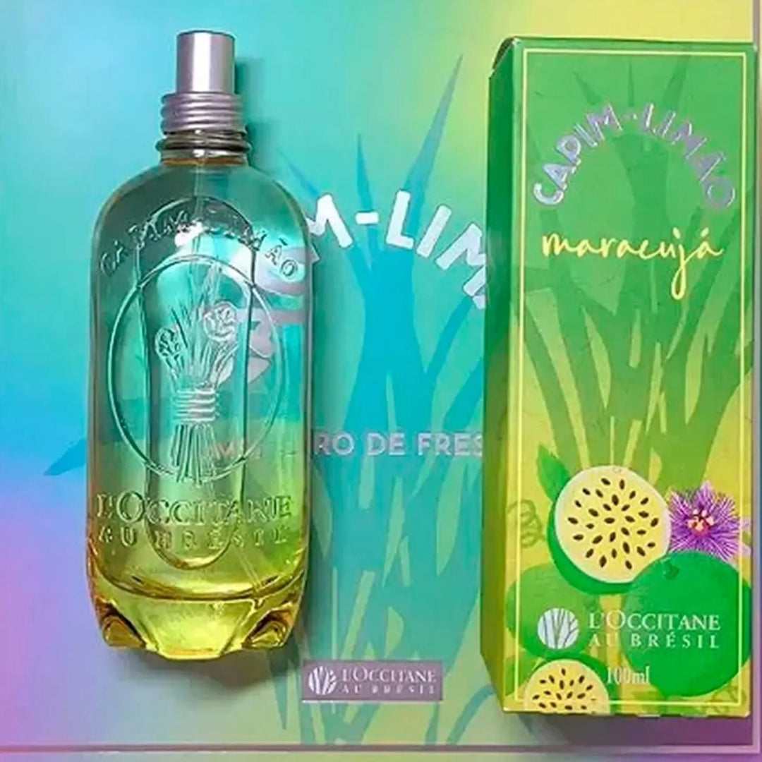 Lemon Grass Passion Fruit Deo Cologne Floral Fruity Fragrance 100ml L'occitane Perfume
