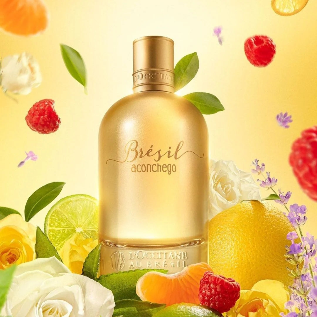 Bresil Aconchego Deo Cologne Floral Body Fragance 100ml L'occitane Perfume