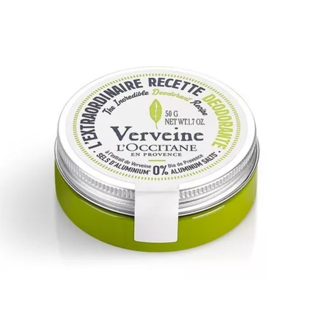 Verbena Dry Touch Deodorant Cream Body Daily Skin Care 50g L'occitane