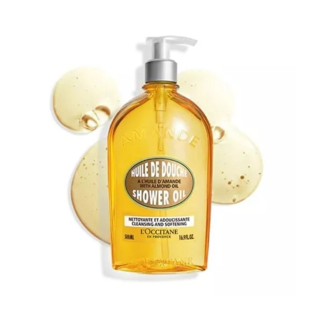 Hule de Dolche Almond Shower Oil Daily Skin Care 500ml L'occitane