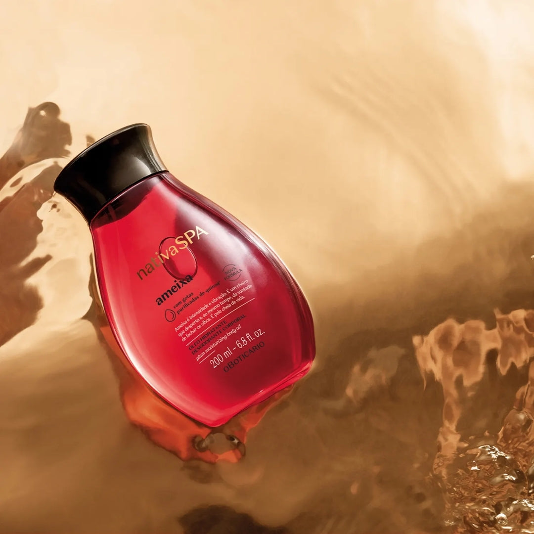 Nativa Spa Plum Body Moisturizing Oil Skin Care Routine 200ml O Boticário