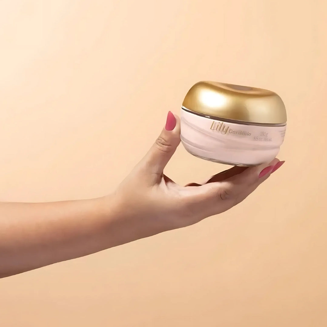 Lily Gardenia Satin Moisturizing Nautral Fragance Body Cream 250g O Boticário