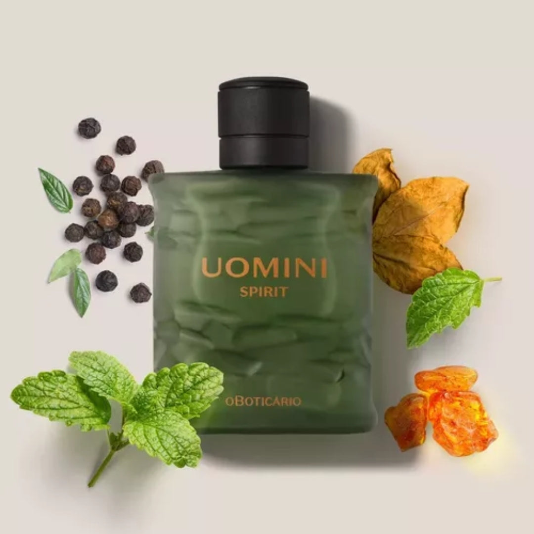 Uomini Spirit Deo Cologne Woody Aromatic Fragance 100ml O Boticário Perfume