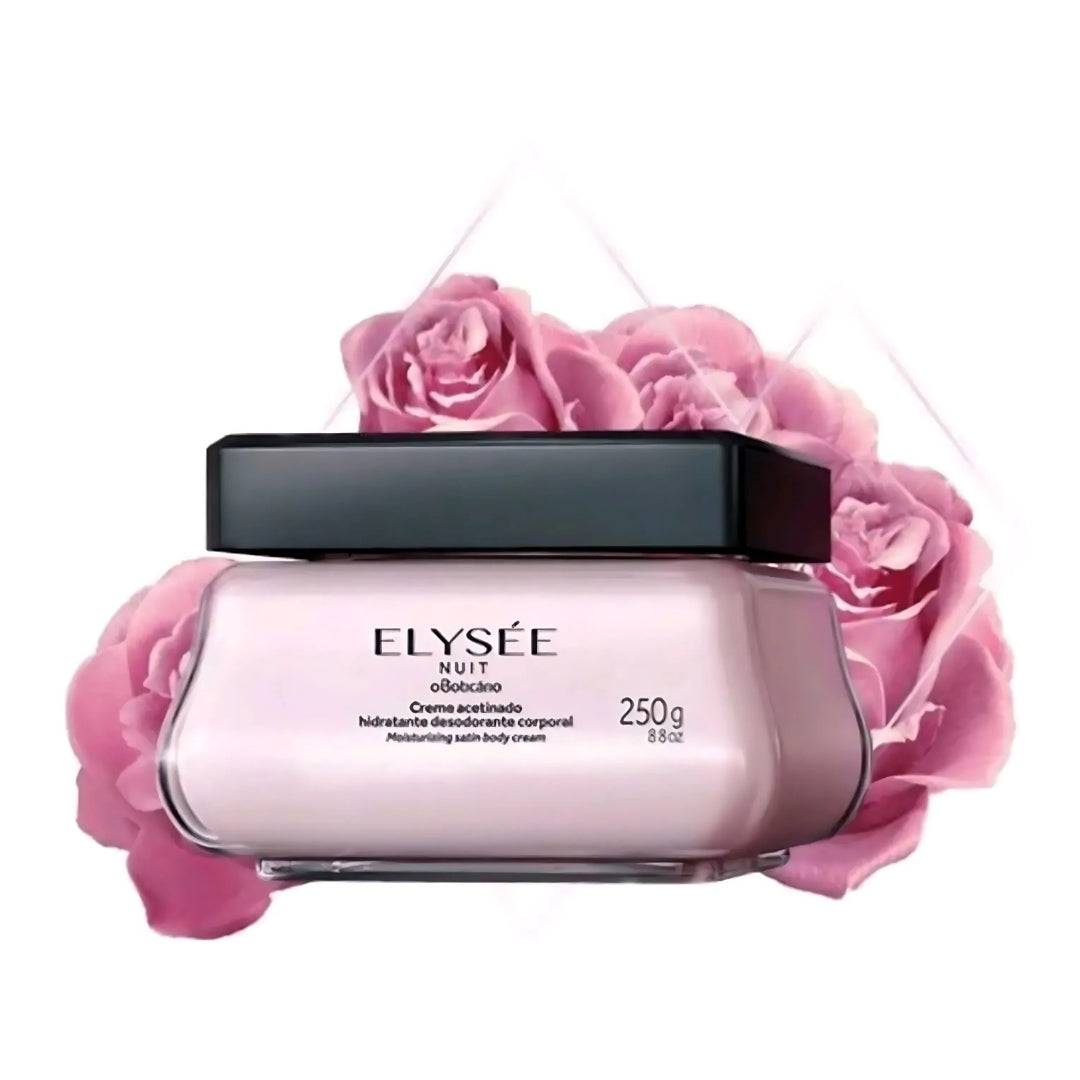 Elysee Nuit Satin Moisturizing Cream Nuit Skin Care Routine 250g O Boticário