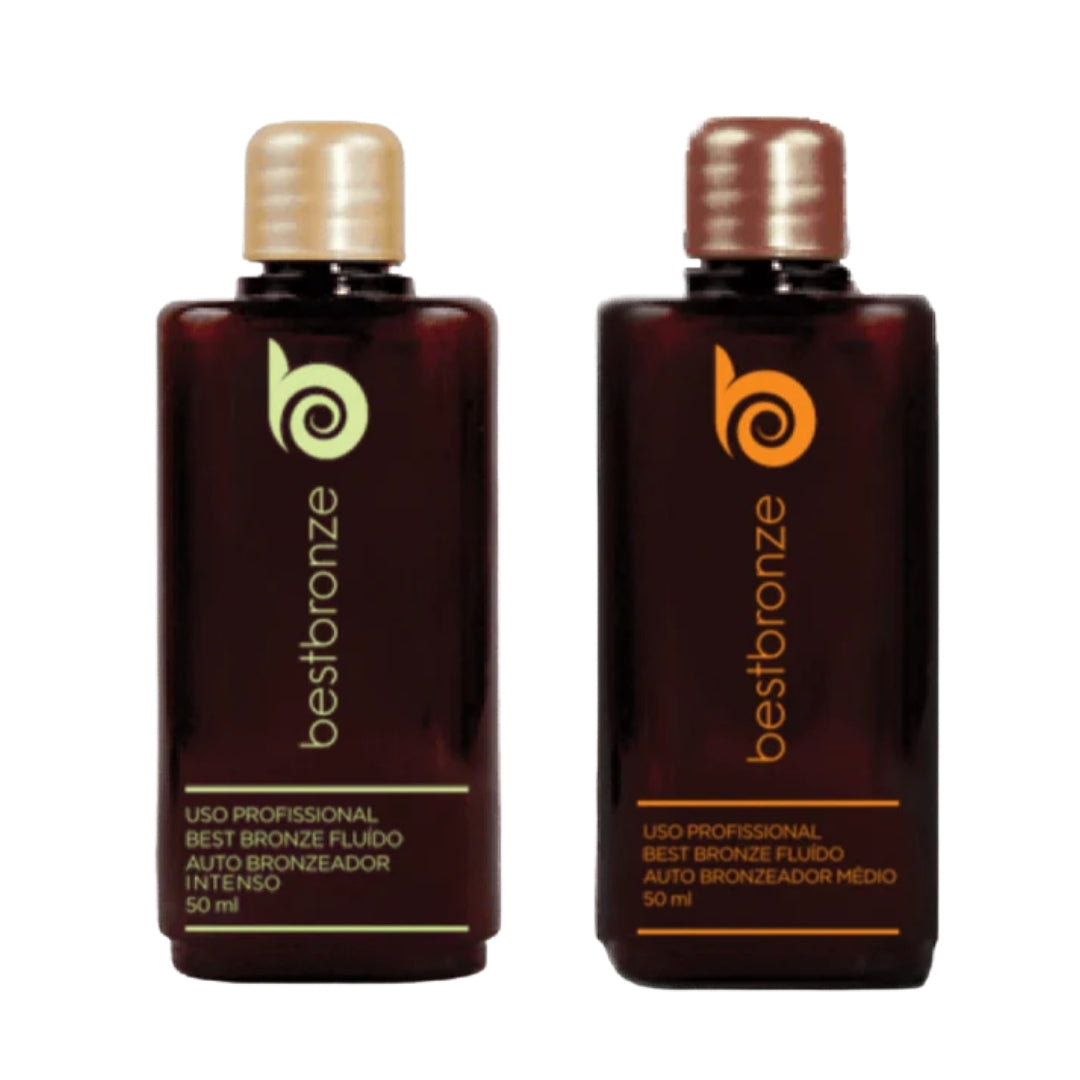 Intense Medium Tanning Refill Body Skin Tanner 2x 50ml Best Bronze