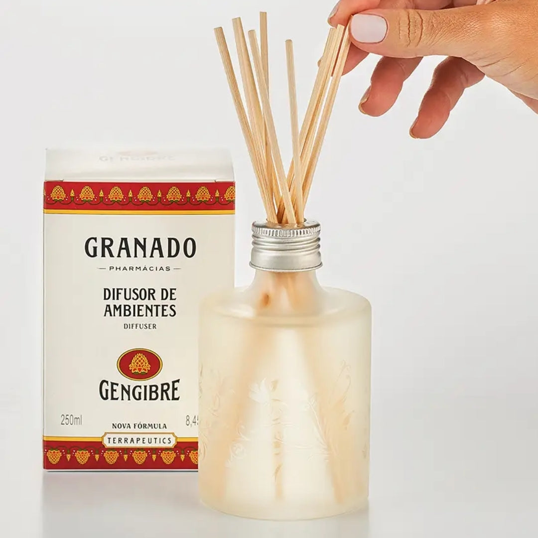 Gengibre Ginger Air Freshener Home Diffuser Room Fragance 250ml Granado