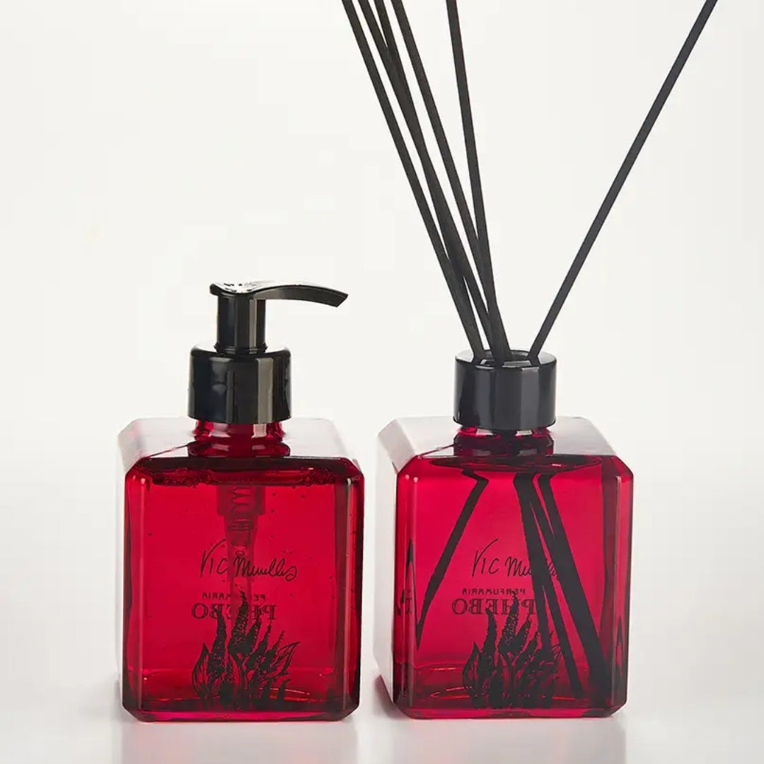 Amaranthus Pepper Home Fragance Room Diffuser + Liquid Body Soap Kit Granado