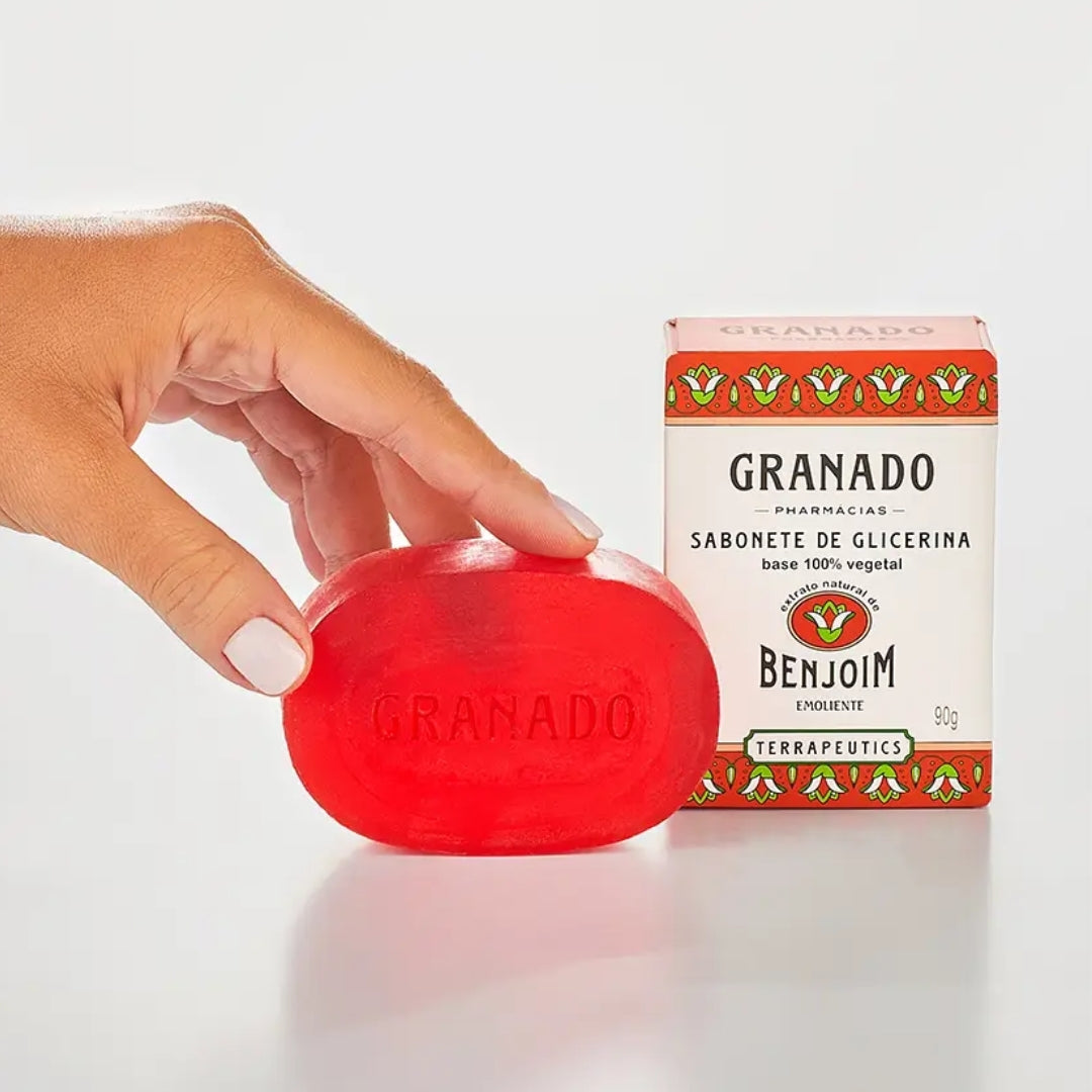 Lot of 10 Glycerin Benjoim Bar Soap Skin Fragance 90g Granado