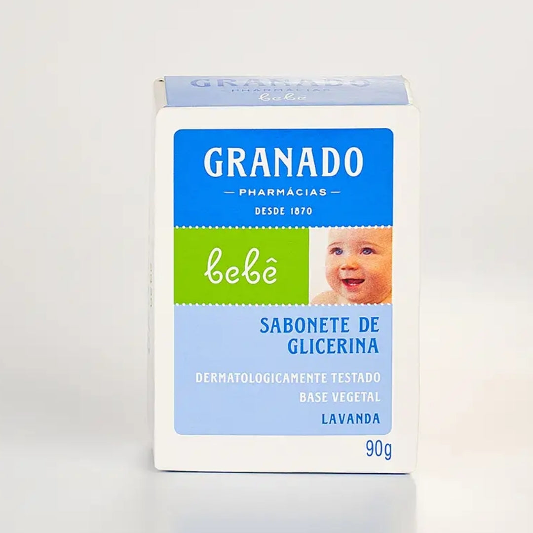 Lot of 10 Glycerin Lavender Baby Vegan Bar Soap 90g Granado