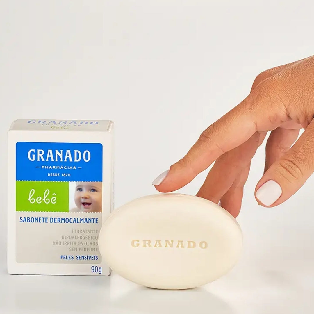 Lot of 10 Baby Sensitive Skin Hypoallergenic Vegan Bar Soap 90g Granado