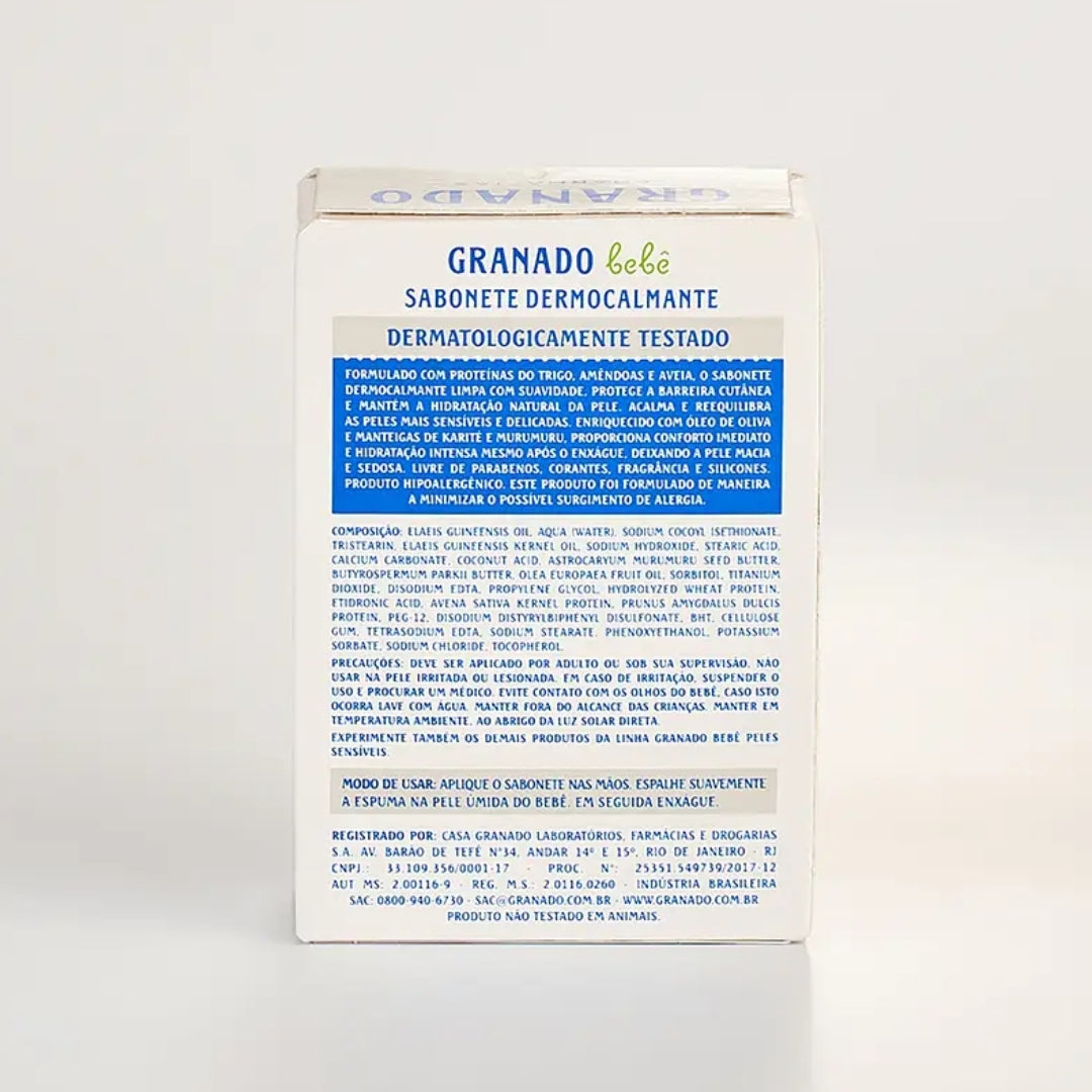 Lot of 10 Baby Sensitive Skin Hypoallergenic Vegan Bar Soap 90g Granado