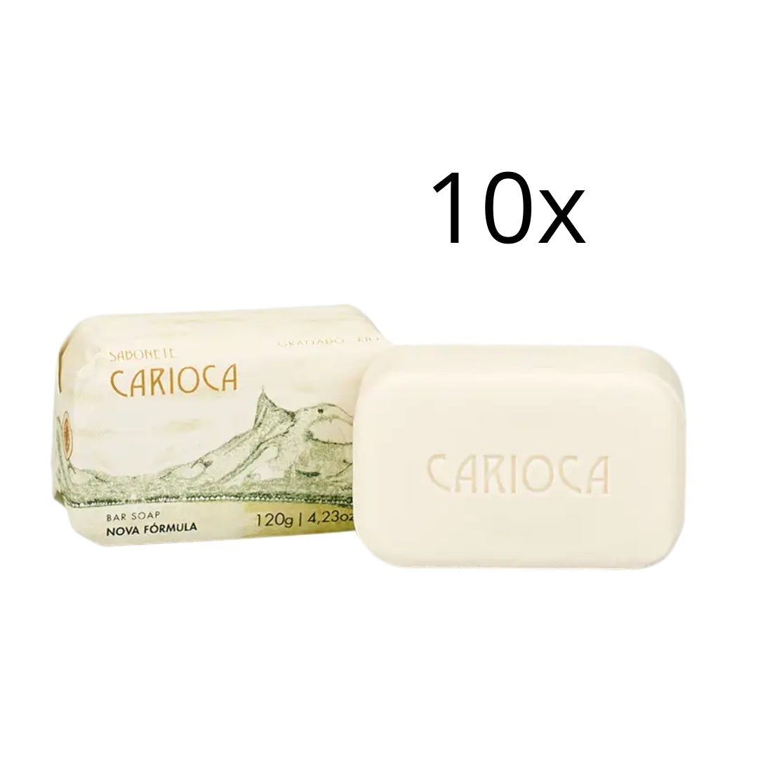 Lot of 10 Carioca Vegan Bar Soap Body Skin Fragance 120g Granado
