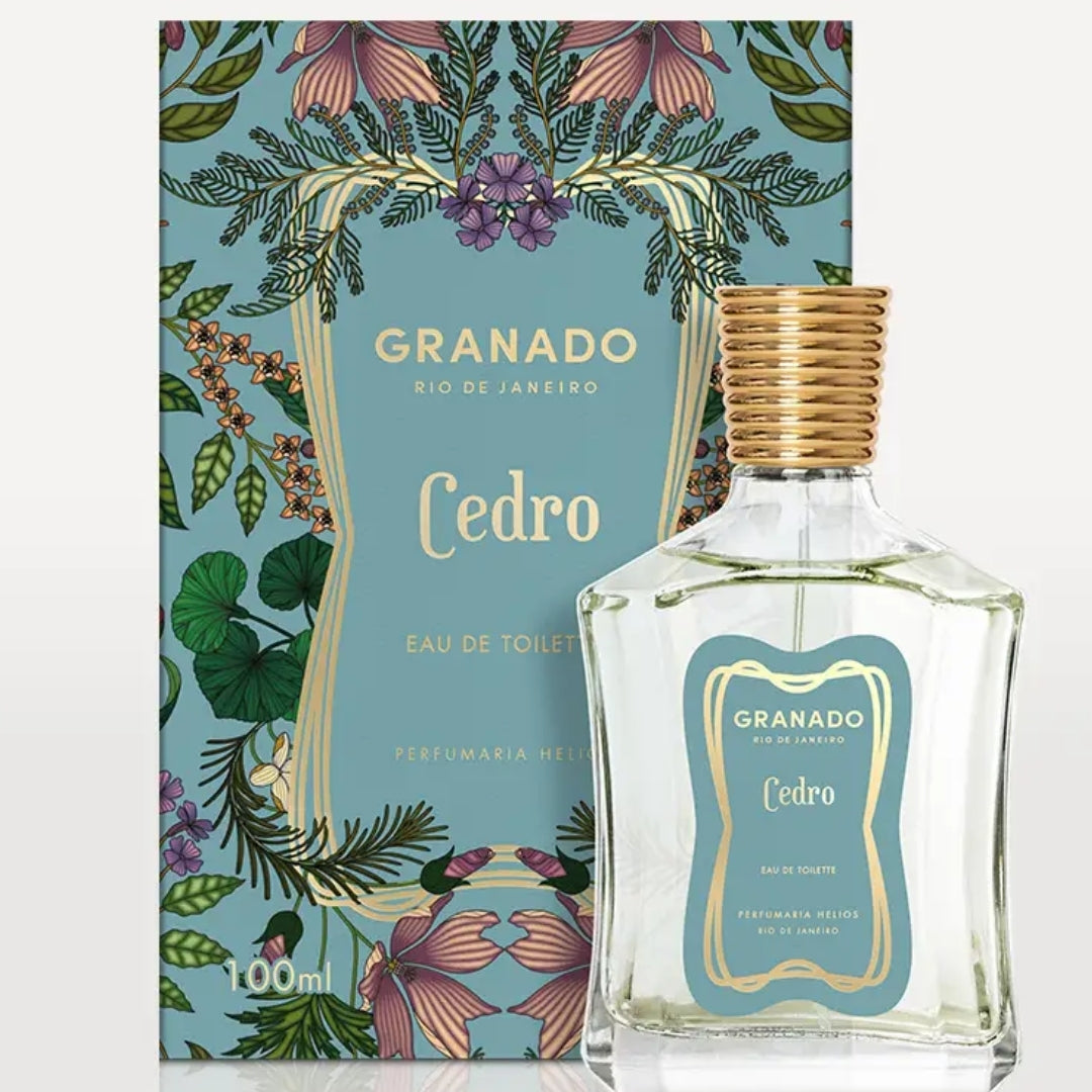 Cedro Eau de Toilette Perfume Amber Woody Fragance 100ml Granado