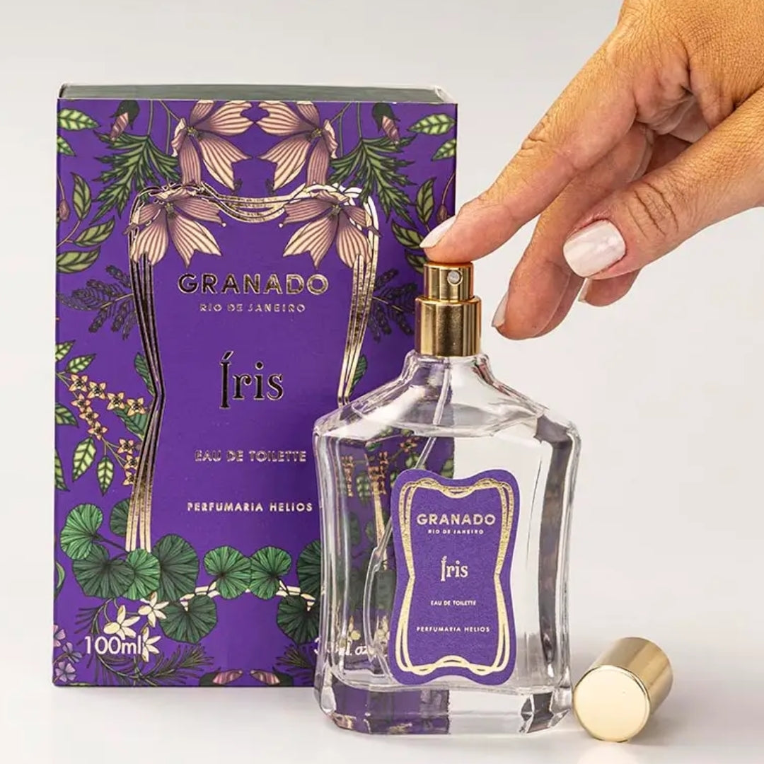 Iris Eau de Toulette Perfume Floral Woody Musk Fragance 100ml Granado