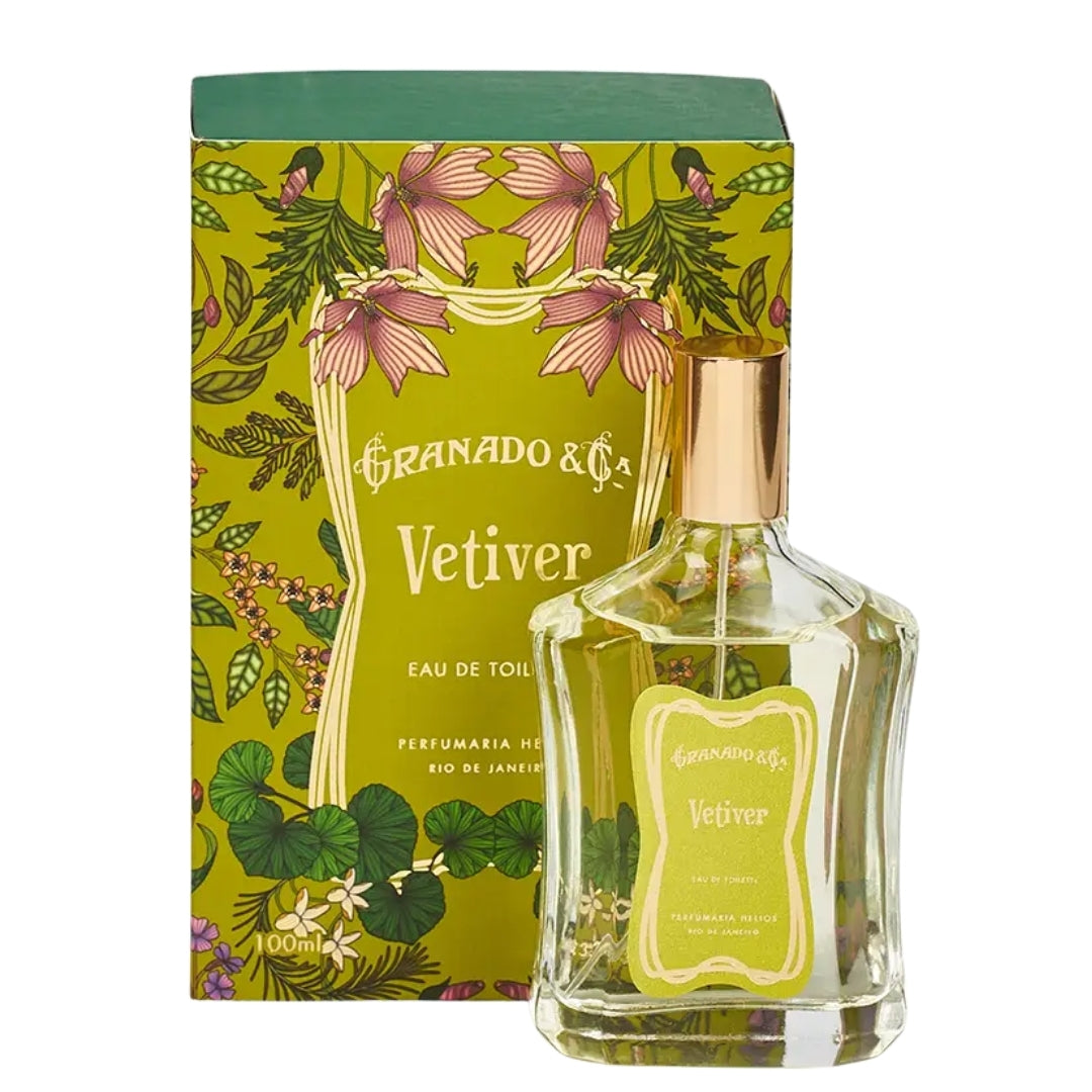 Vetiver Eau de Toilette Perfume Woody Floral Fragance 100ml Granado