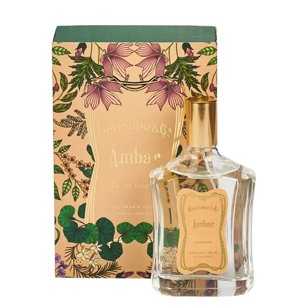 Ambar Eau de Toilette Perfume Woody Amber Musk Fragance 100ml Granado