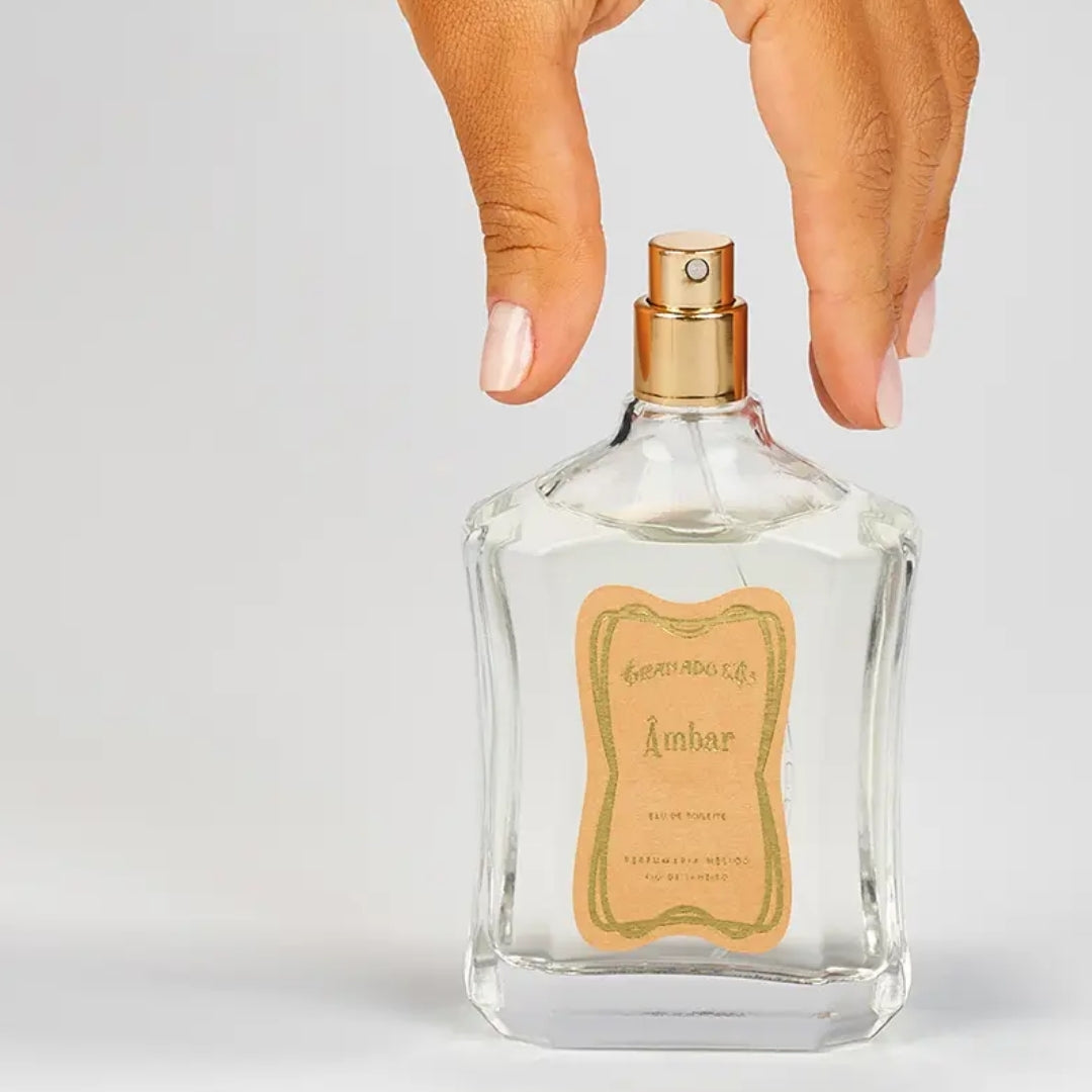 Ambar Eau de Toilette Perfume Woody Amber Musk Fragance 100ml Granado