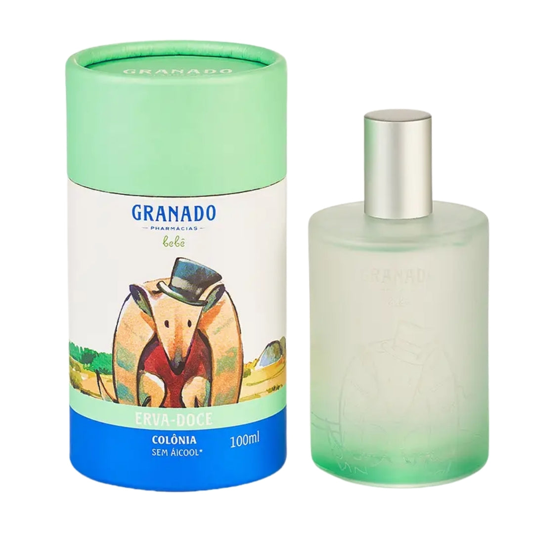 Erva Doce Anise Baby Deo Cologne Dermatologically Testet 100ml Granado Perfume