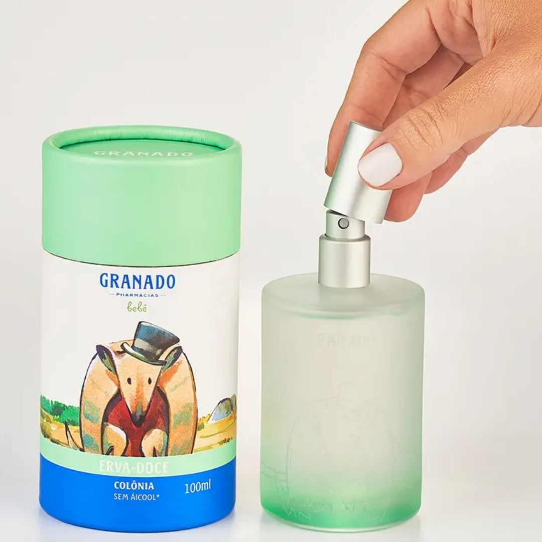 Erva Doce Anise Baby Deo Cologne Dermatologically Testet 100ml Granado Perfume