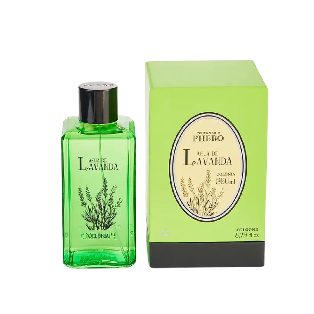 Phebo Agua de Lavanda Lavender Deo Cologne Fragance 260ml Granado Perfume