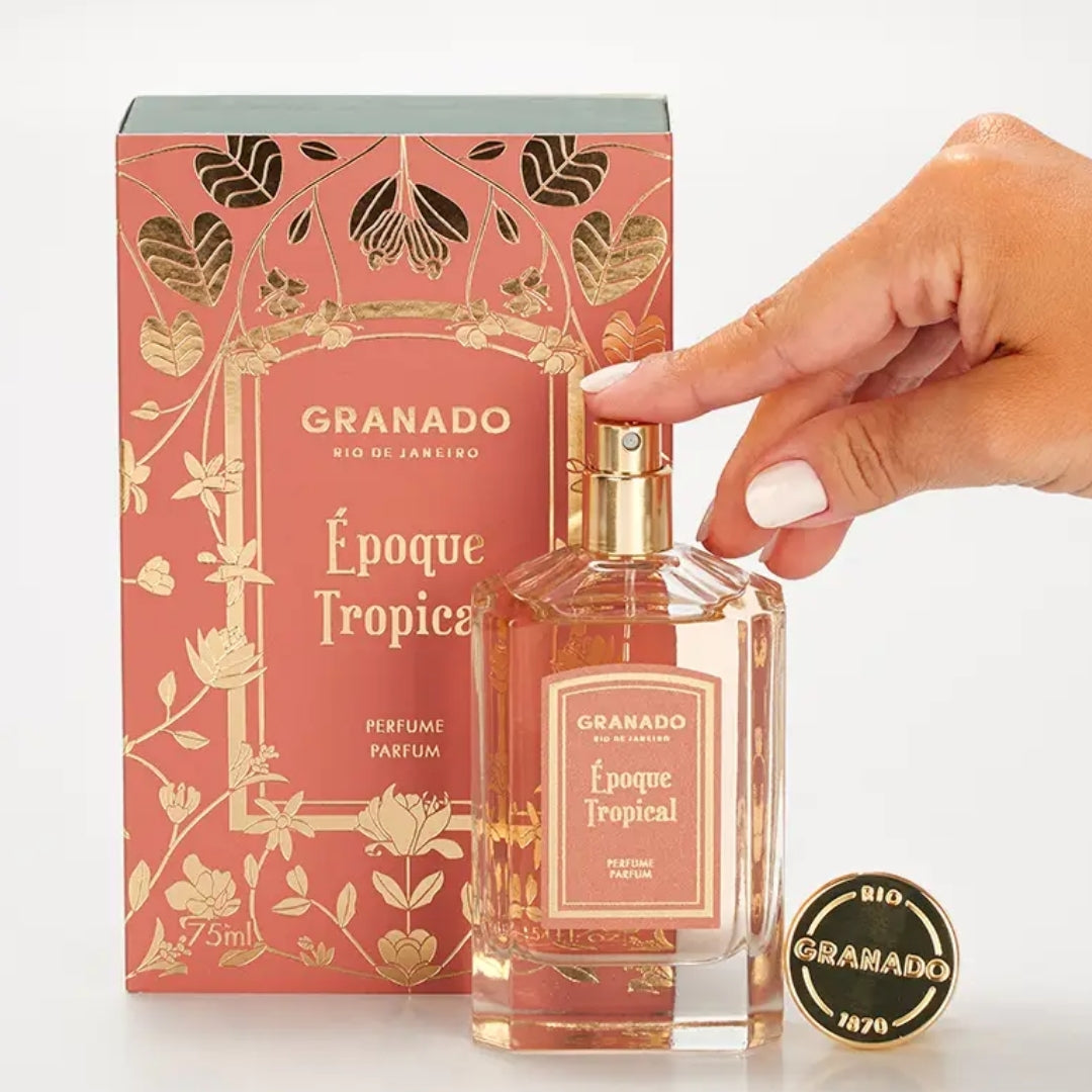 Epoque Tropical Perfume Eau de Parfum Woody Floral Fragance 75ml Granado