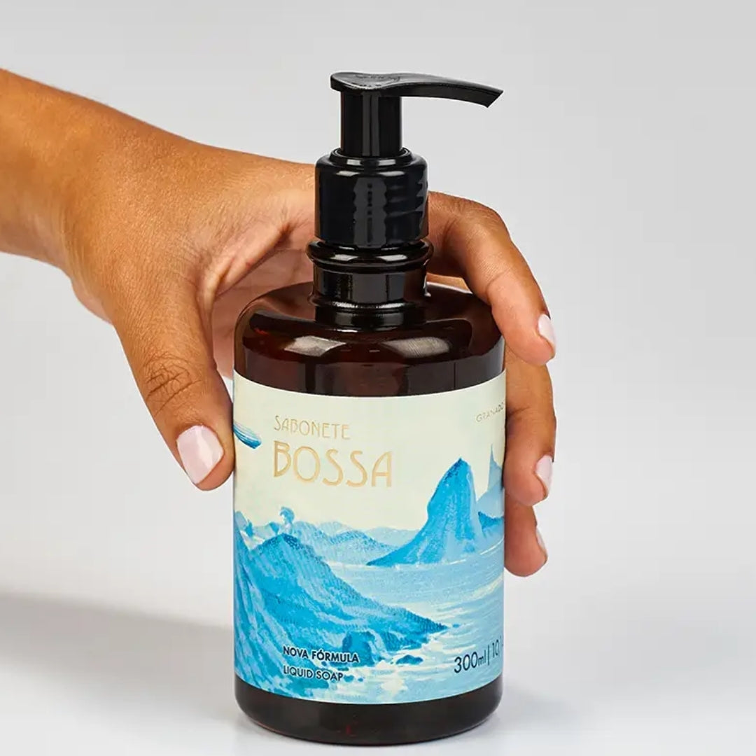 Lot of 2 Bossa Vegan Liquid Soap Glycerin Softness Skin Care 300ml Granado