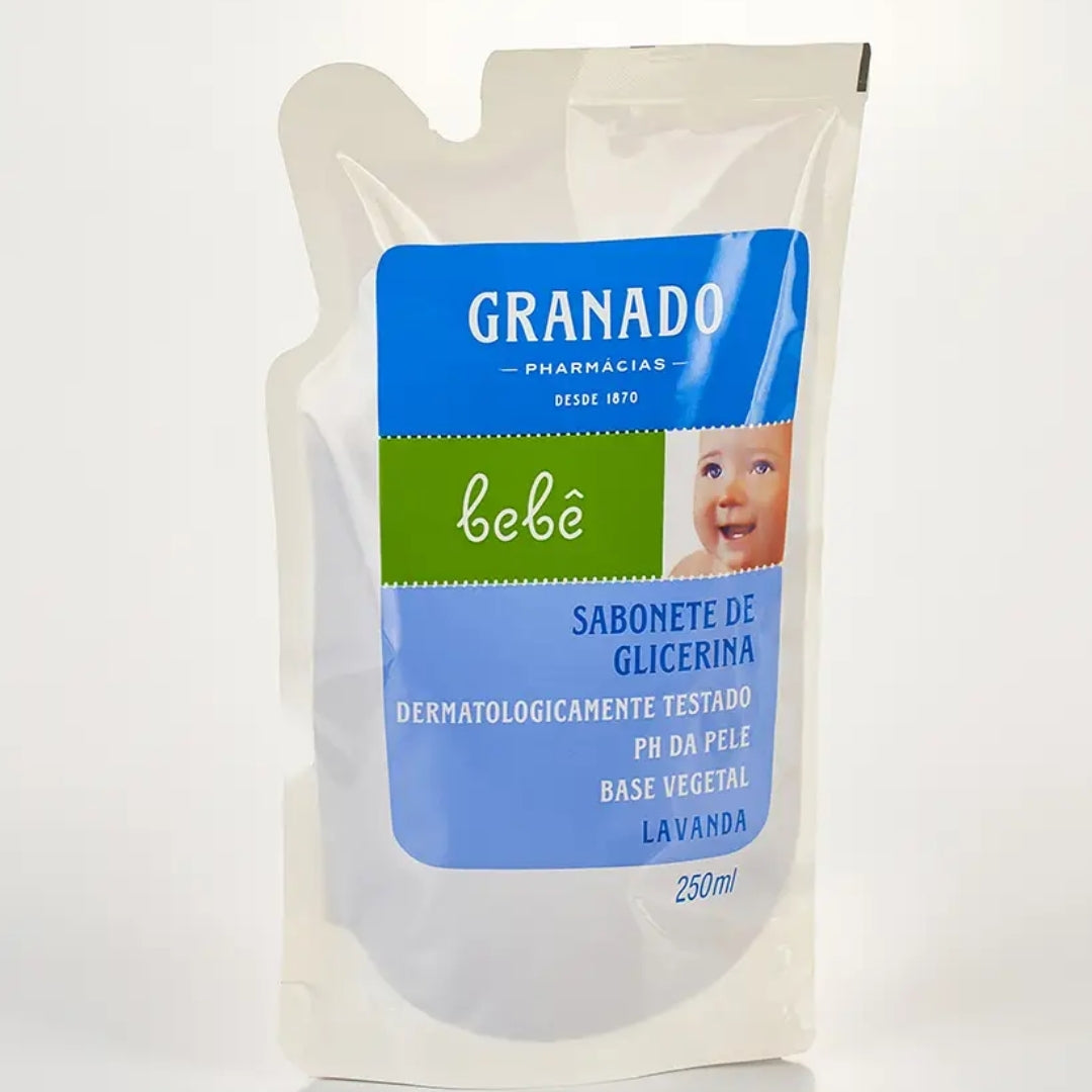 Baby Glycerin Lavender Vegan Liquid Soap Delicate Skin 250ml Granado