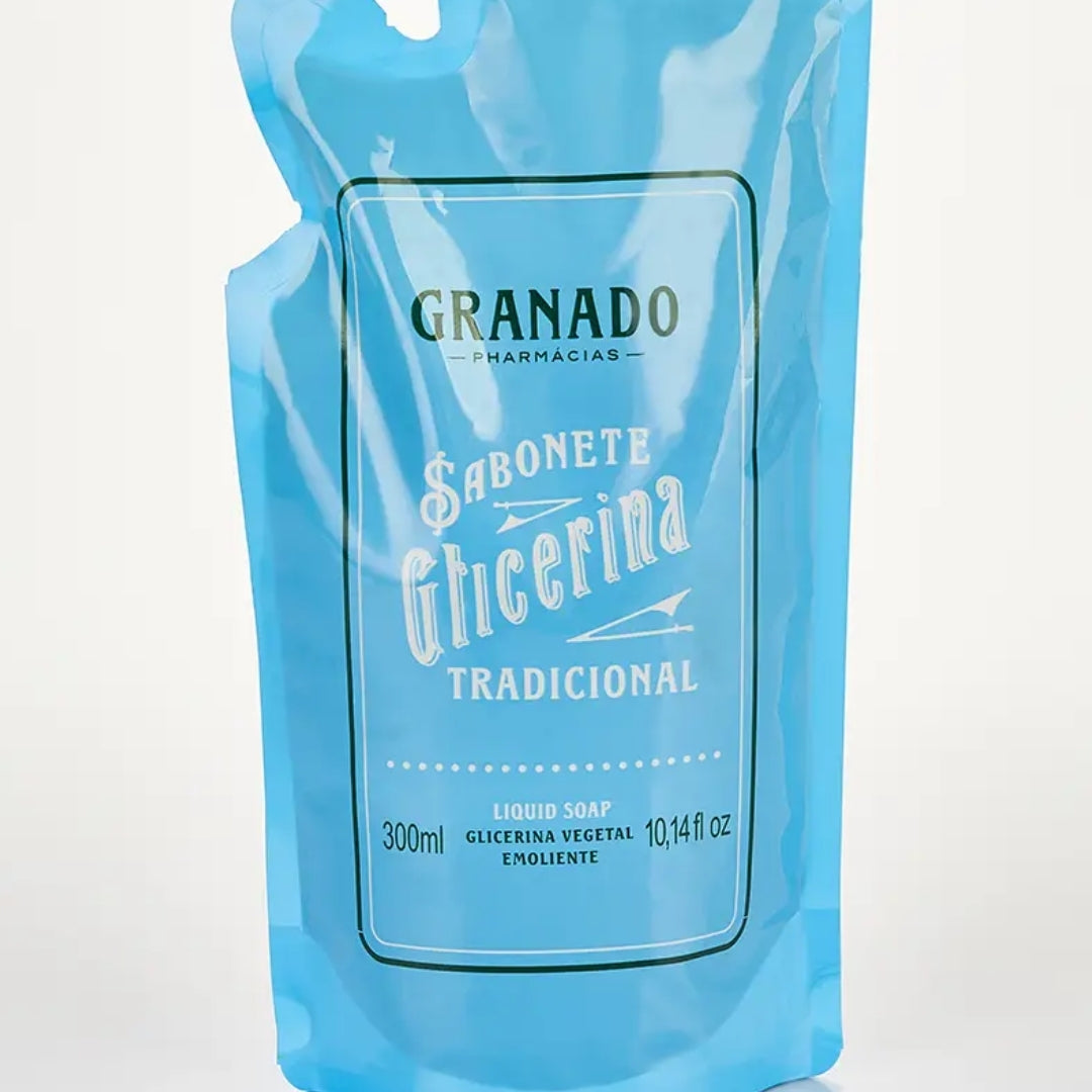 Lot of 5 Glycerin Traditional Vegan Liquid Soap Skin Care 300ml Granado