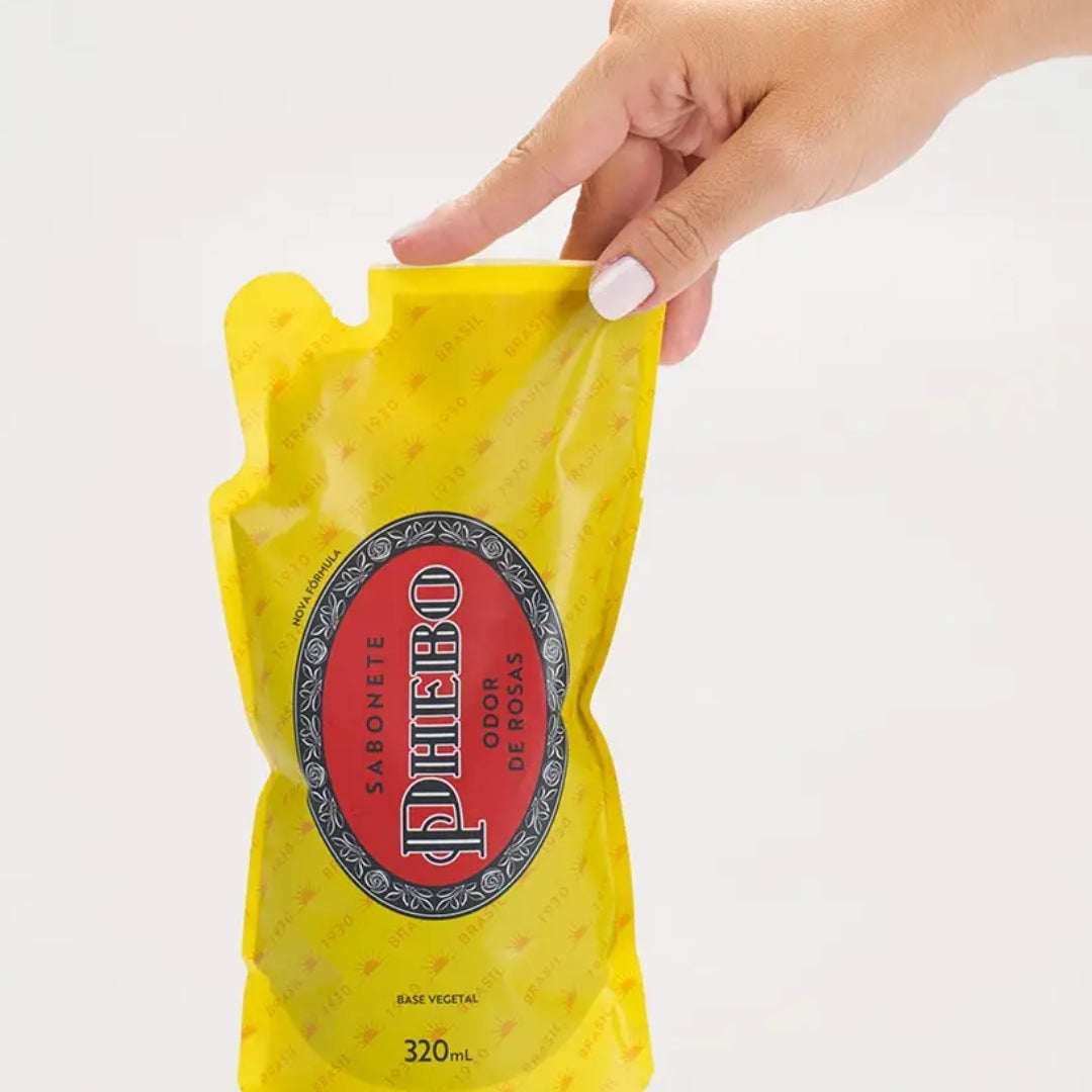 Lot of 5 Phebo Rosa Rosehip Vegan Liquid Soap Skin Care 320ml Granado