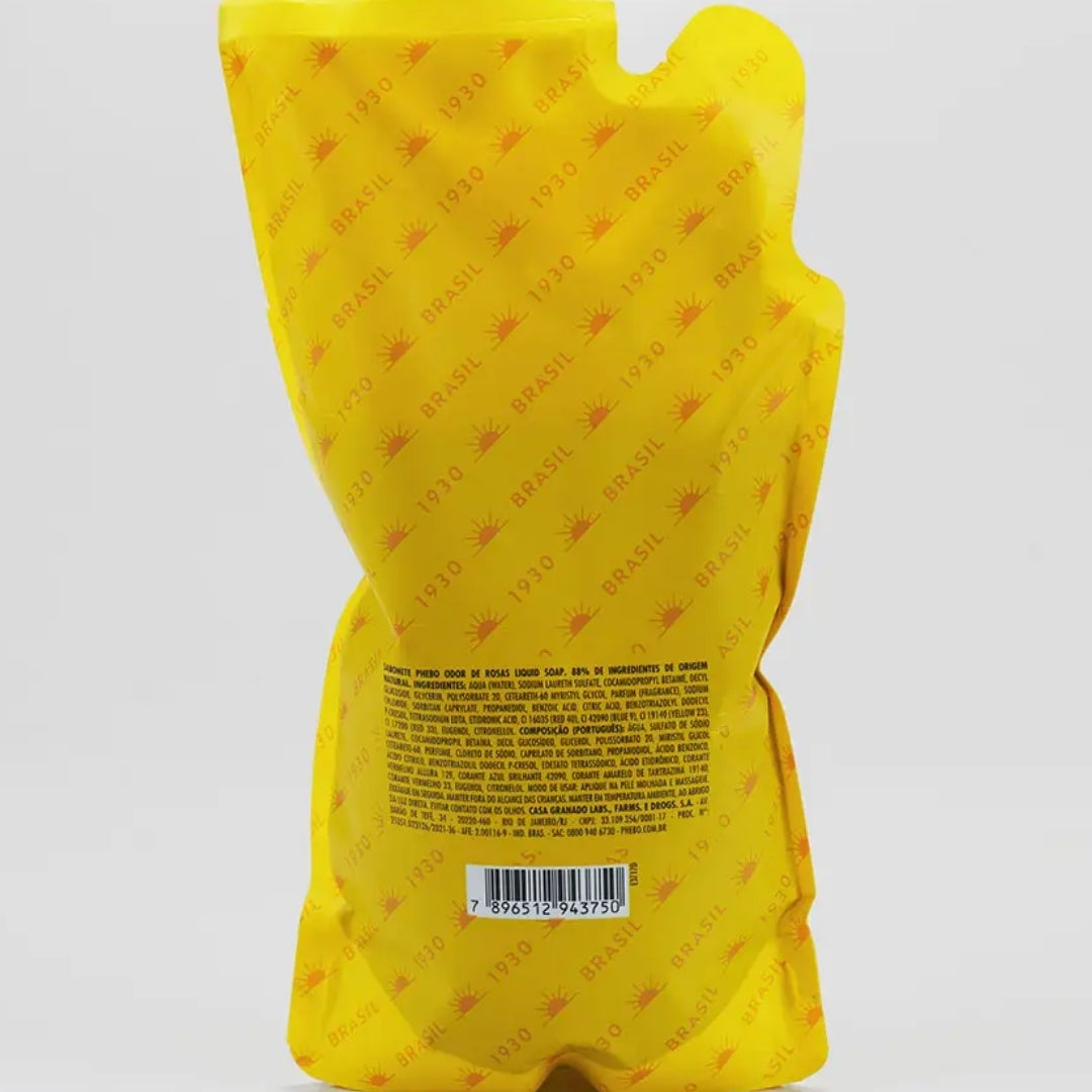 Lot of 5 Phebo Rosa Rosehip Vegan Liquid Soap Skin Care 320ml Granado