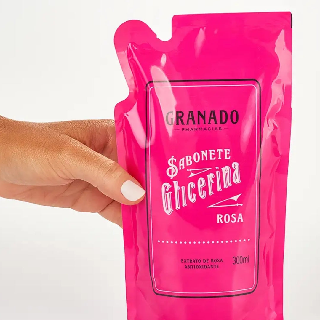 Glycerin Rosa Rosehip Vegan Liquid Soap Skin Care Refill 300ml Granado