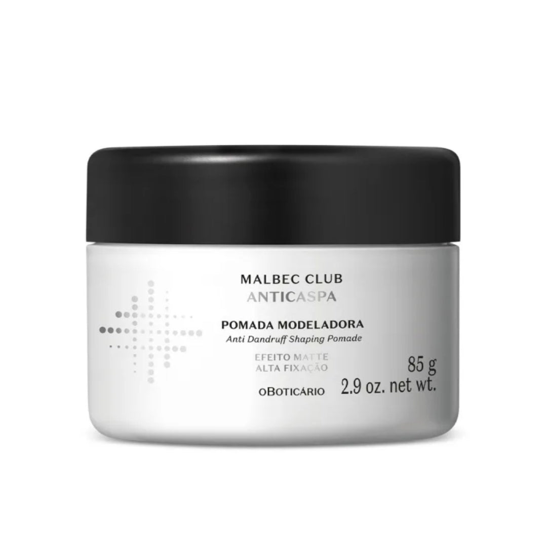 Malbec Club Anticaspa Andi Hair Dandruff Modeling Ointment 85g O Boticário