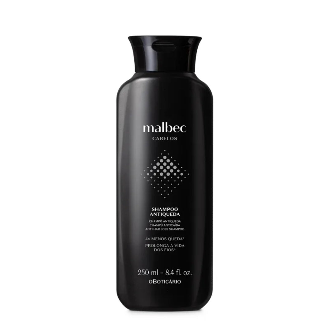 Malbec Anti Hair Loss Growth Shampoo Daily Care 250ml o Boticário
