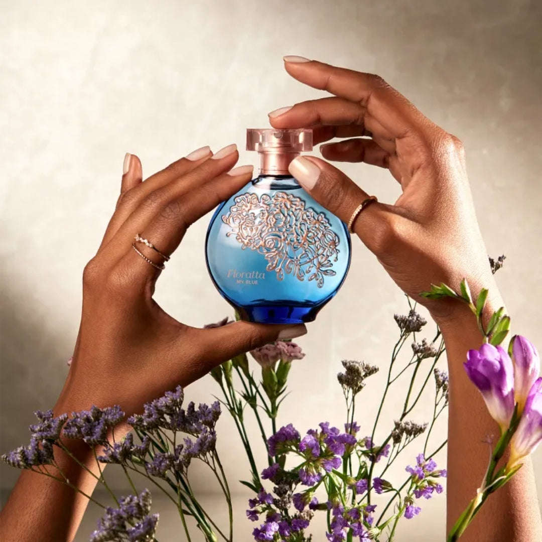 Floratta My Blue Deo Cologne Floral Woody Body Fragance 75ml O Boticário Perfume