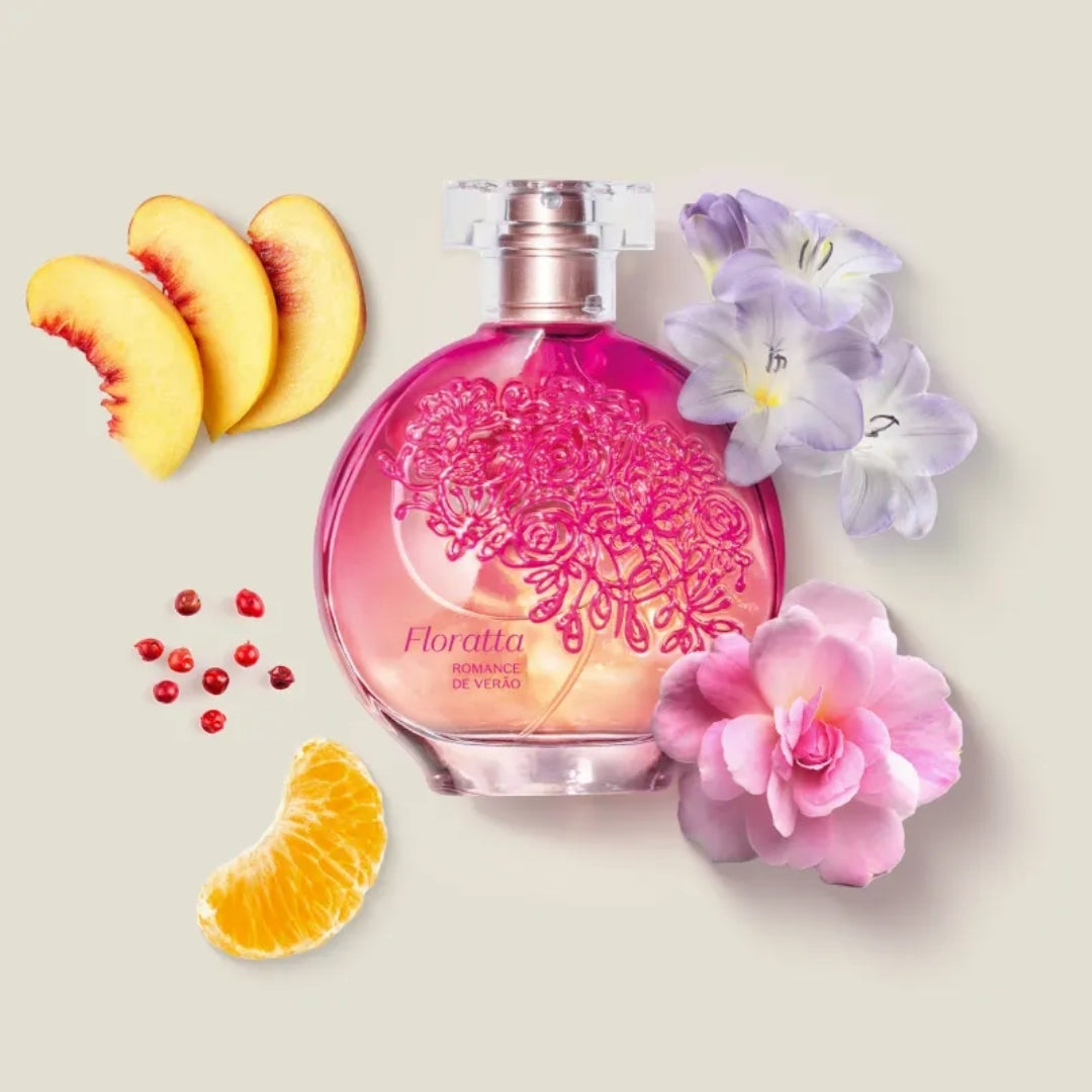 Florata Romance de Verao Deo Cologne Floral Fruity Fragance 75ml O Boticário Perfume