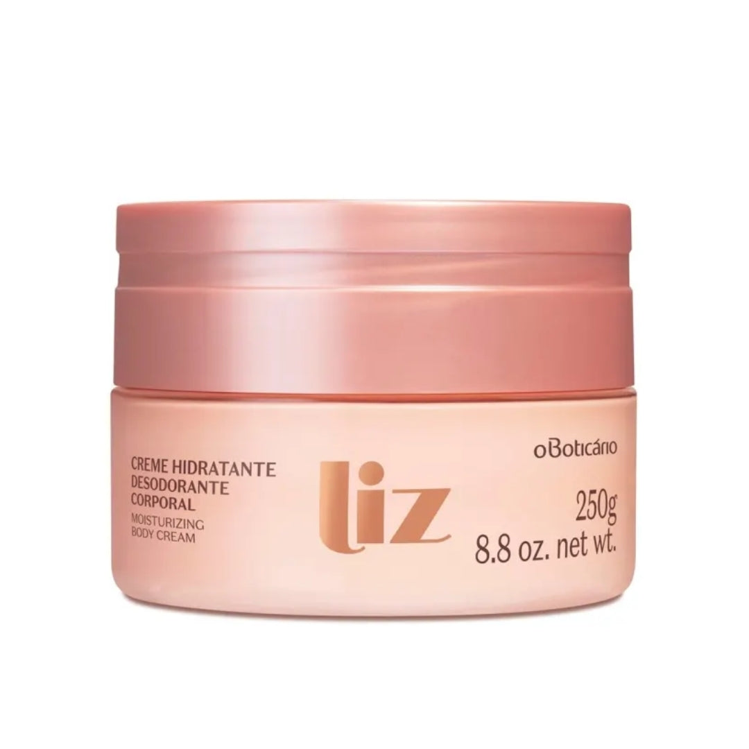 Liz Moisturizing Body Deodorant Cream Skin Care Fragance 250g O Boticário