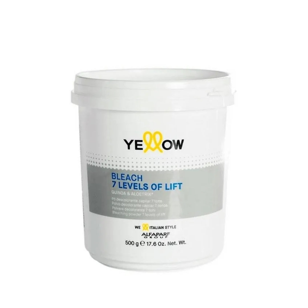 Bleach 7 Levels Of Lift Hair Bleaching Whitening Treatment 500g Yellow