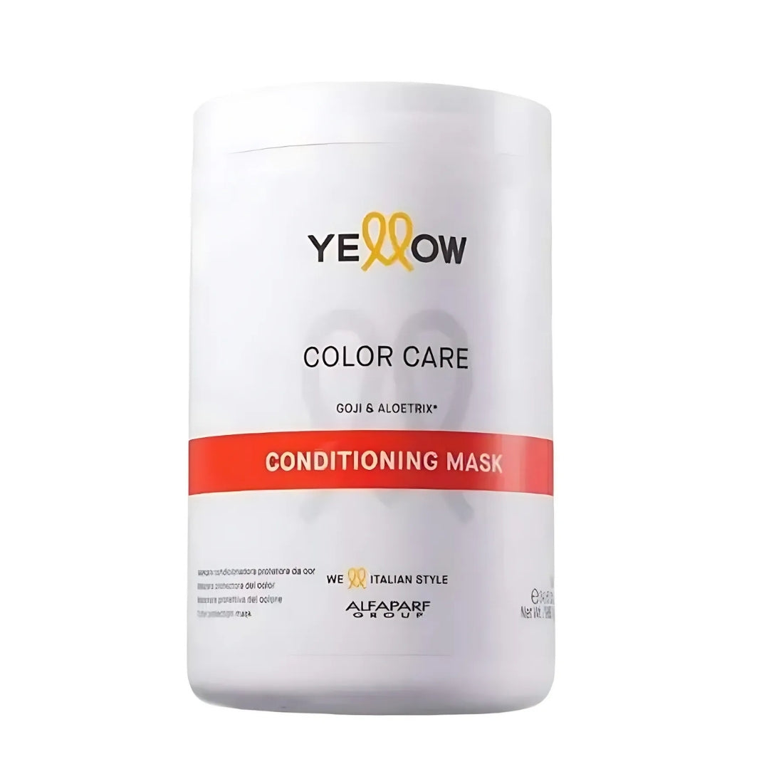 Color Care Conditioning Mask Colored Hair Maintenance 1000ml Yellow