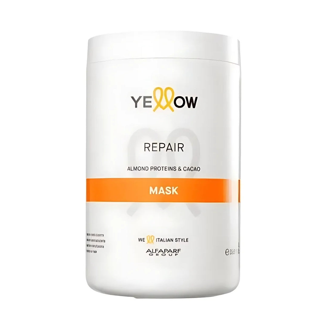 Repair Damaged Hair Mask Hydration Nutrition Growth Treatment 1L Yellow