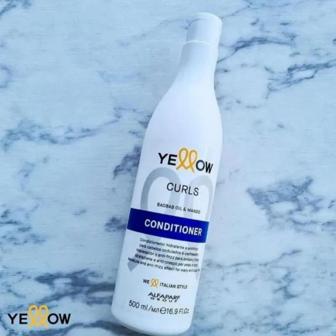 Curls Hair Conditioner Moisturizing Disciplining Treatment 500ml Yellow