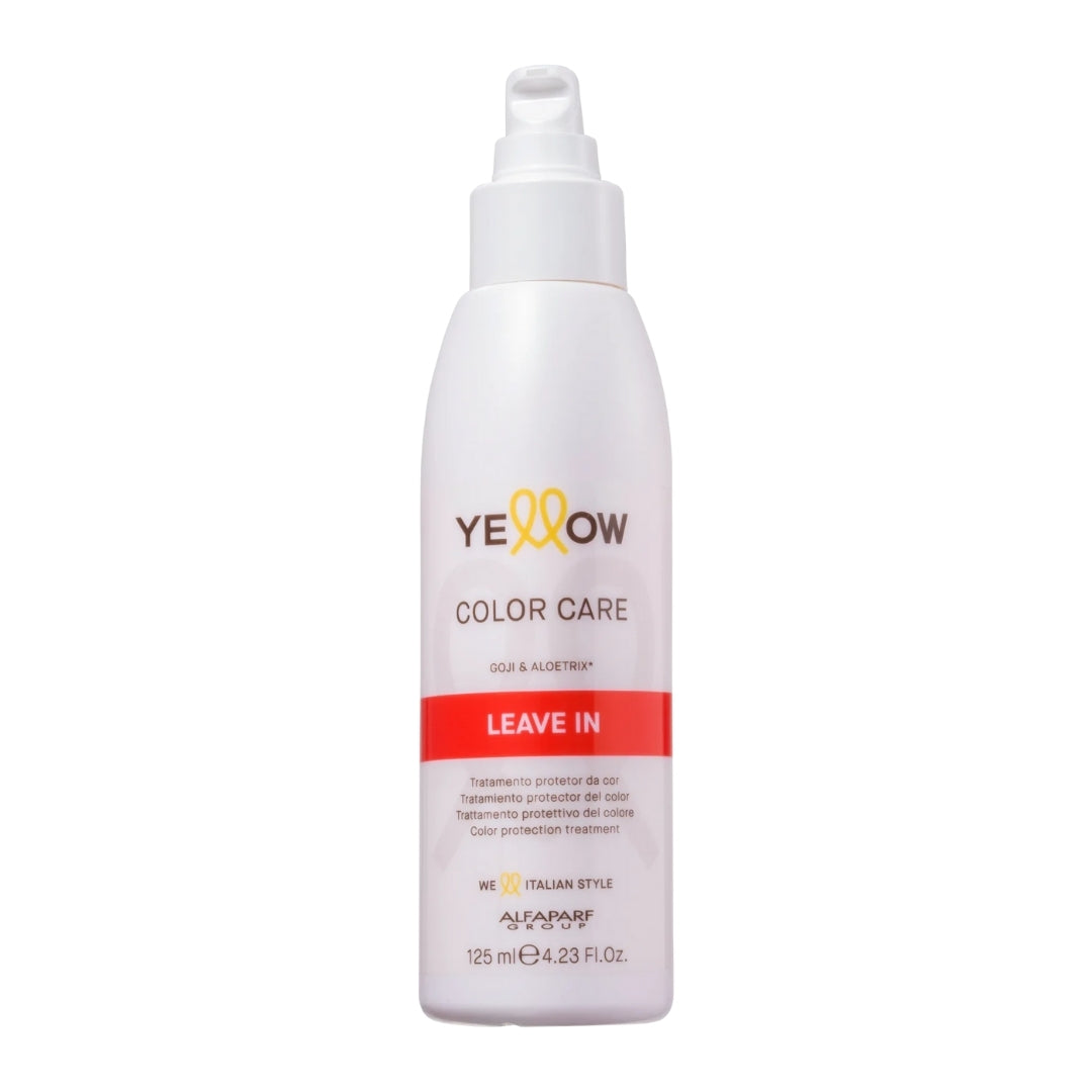 Color Care Leave-in Hair Finisher Protection Anti Frizz Treatment 125ml Yellow
